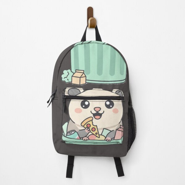 Item preview, Kawaii Opossum in the Trash & Cute Trash Can designed and sold by Serge-Design.