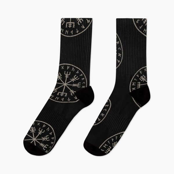 Item preview, SVT Vegvísir Compass of Protection – Norse Pagan Rune Circle Sigil designed and sold by SEVERTREND APPAREL .