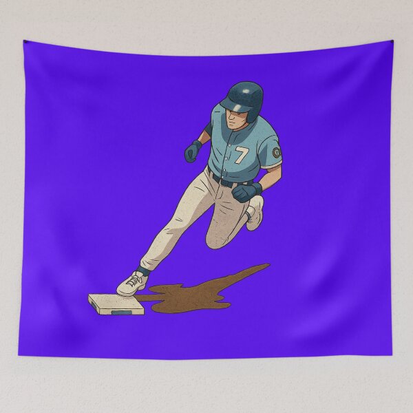 Item preview, MLB Vintage Retro Art Bobby Baseball Running Bases designed and sold by royalswin.