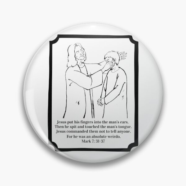 Item preview, Weird Wet Willy Jesus - Funny Bible Satire - Atheist Humor designed and sold by EvergreenRevolt.