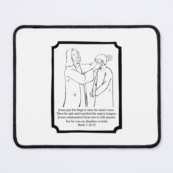 Item preview, Weird Wet Willy Jesus - Funny Bible Satire - Atheist Humor designed and sold by EvergreenRevolt.