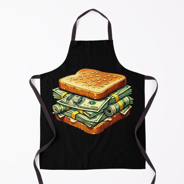 Item preview, Money Sandwich of Cash, USD – Funny Dollar Bread Stack for Finance Lovers designed and sold by digitalbitcraft.