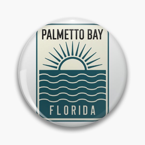 Artikelvorschau, Palmetto Bay, Florida – Strandschild entworfen und verkauft von TheOldMittenIllustrated.