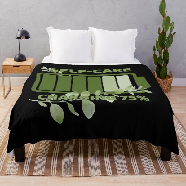 Item preview, Self-Care Charging 75% – Mental Health Battery Recharge Design designed and sold by A-Szczesniak.