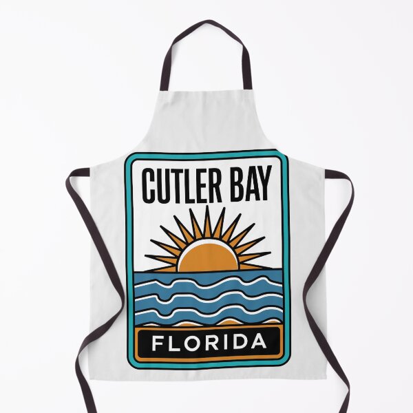 Item preview, Cutler Bay Florida - Beach Sign designed and sold by TheOldMittenIllustrated.