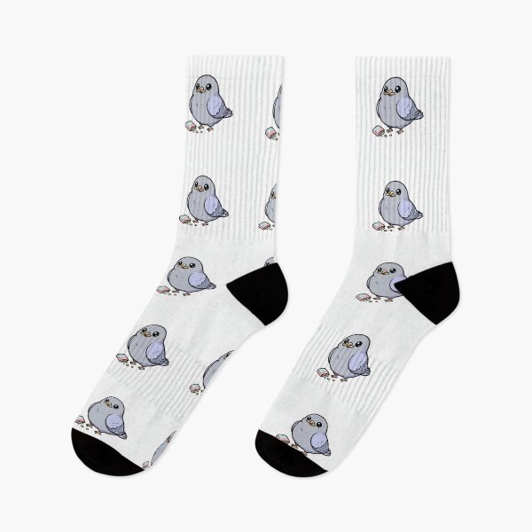 Item preview, Kawaii Pigeon with French Fries, Cute Urban Style designed and sold by Serge-Design.