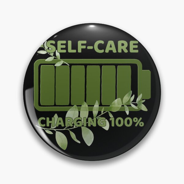 Item preview, Self-Care Charging 100% – Mental Health Battery Recharge Design designed and sold by A-Szczesniak.