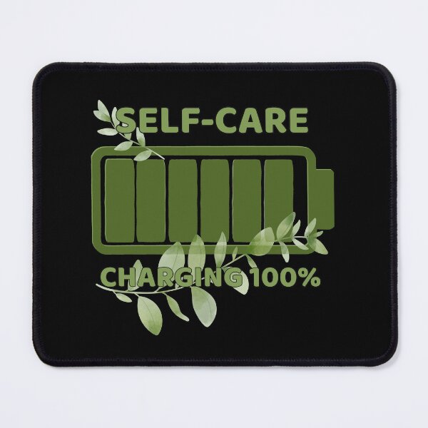 Item preview, Self-Care Charging 100% – Mental Health Battery Recharge Design designed and sold by A-Szczesniak.