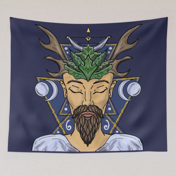 Item preview, Pagan tradition inspired, illustration of a man designed and sold by Kmaciulyte94.