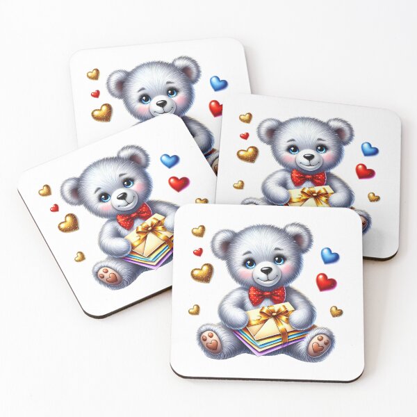 Item preview, Love You Always Teddy - Cute Valentine Heart Mascot designed and sold by FuzionRaptor.