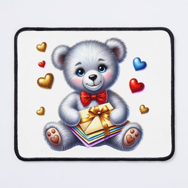 Item preview, Love You Always Teddy - Cute Valentine Heart Mascot designed and sold by FuzionRaptor.