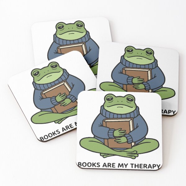 Item preview, Cute Frog Hugging Novel Mental Health Awareness designed and sold by Floomart.