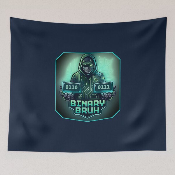 Item preview, Six seven binary Hacker Cyberpunk Coder badge designed and sold by shmupod.