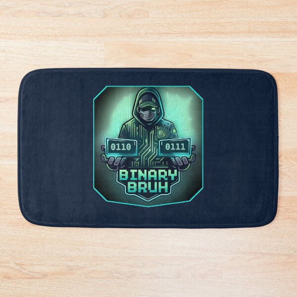 Item preview, Six seven binary Hacker Cyberpunk Coder badge designed and sold by shmupod.