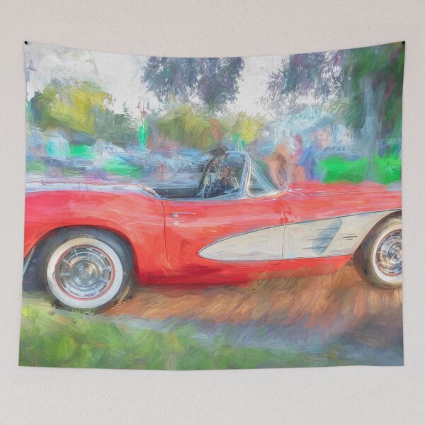 Item preview, 1961 Red Corvette Convertible X101 designed and sold by RichFrancoCars.
