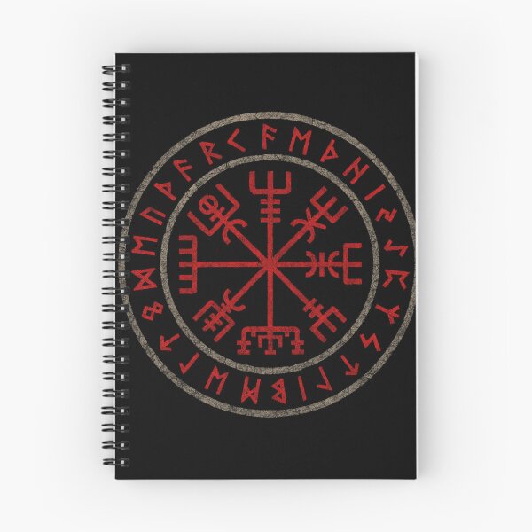 Item preview, Brújula rúnica SVT Crimson Vegvísir – Sello pagano nórdico del buscador de caminos designed and sold by SEVERTREND APPAREL .