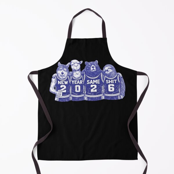 Item preview, New Year Same Sh*t 2026 – Funny Animal Squad Illustration designed and sold by ShineEyePirate.