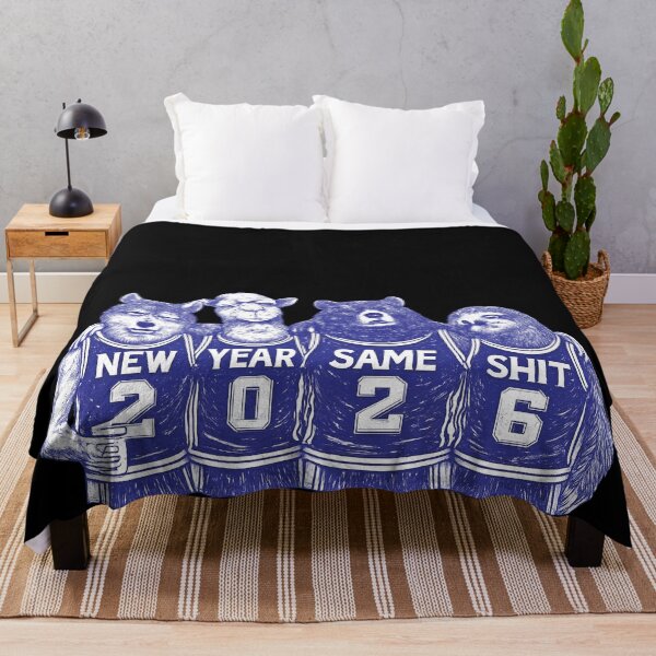 Item preview, New Year Same Sh*t 2026 – Funny Animal Squad Illustration designed and sold by ShineEyePirate.