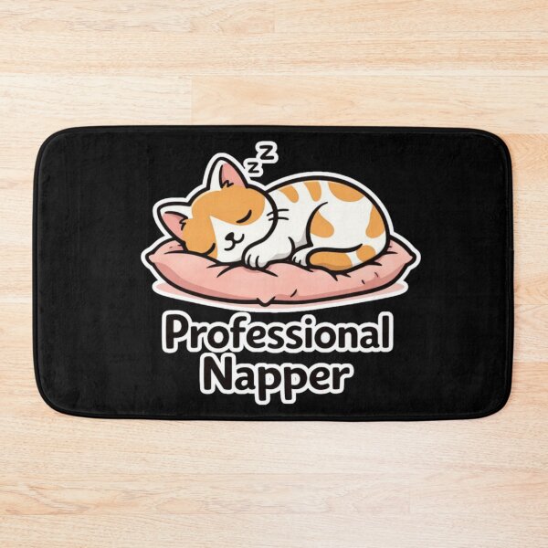 Item preview, Professional Napper – Cute Sleeping Cat Humor Design designed and sold by LucaVibeBrand.