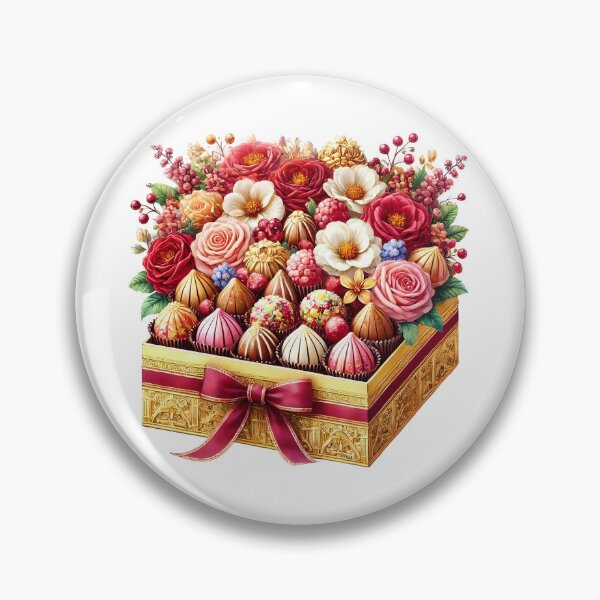 Item preview, Valentine Chocolate Candy Box - Sweet Love Heart Gift Art designed and sold by FuzionRaptor.