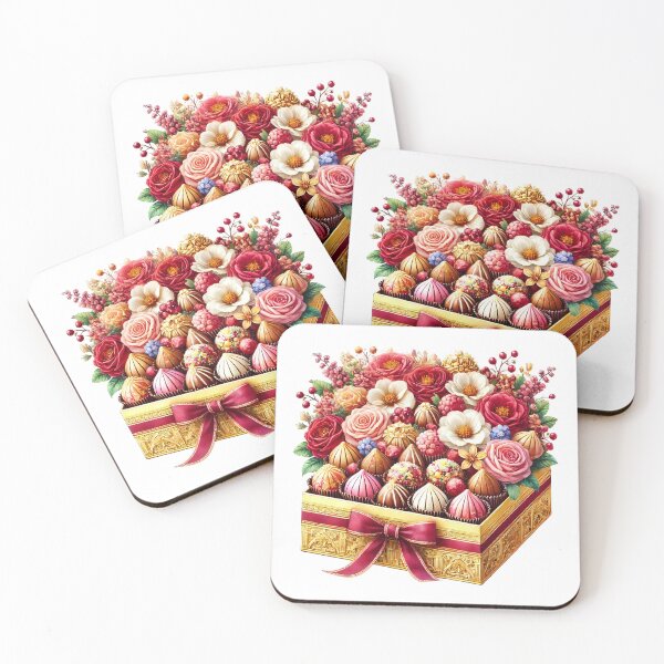 Item preview, Valentine Chocolate Candy Box - Sweet Love Heart Gift Art designed and sold by FuzionRaptor.