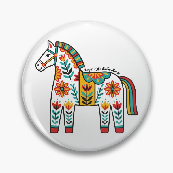 Aperçu de l'œuvre Le Cheval porte-bonheur – symbole de l’année 2026 – Estampe d’art populaire créée et vendue par Olhapro.