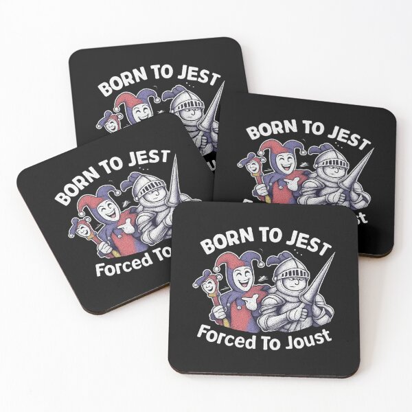 Item preview, Born to Jest Forced To Joust designed and sold by CloudyPress.