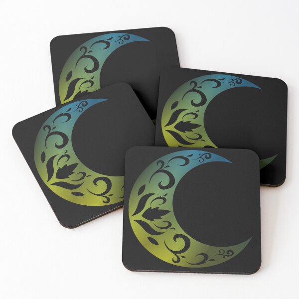 Item preview, Aurora Ornamental Crescent Moon designed and sold by NNAANN.