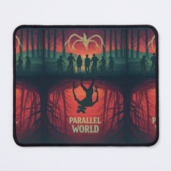 Item preview, PARALLEL WORLD Parallel World Retro Horror Illustration Dark Reflection Sci-Fi Art designed and sold by zuzzelek44.