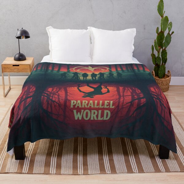 Item preview, PARALLEL WORLD Parallel World Retro Horror Illustration Dark Reflection Sci-Fi Art designed and sold by zuzzelek44.