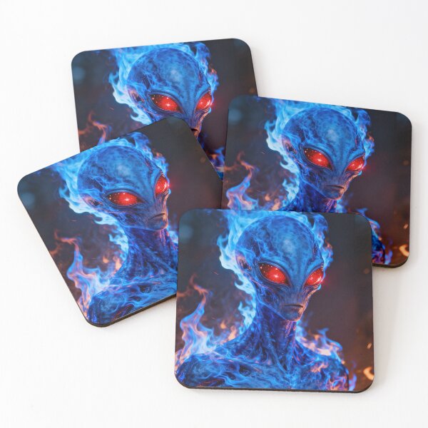 Item preview, Alien comes out of fire designed and sold by TerenceLacey.