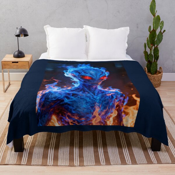 Item preview, Alien comes out of fire designed and sold by TerenceLacey.