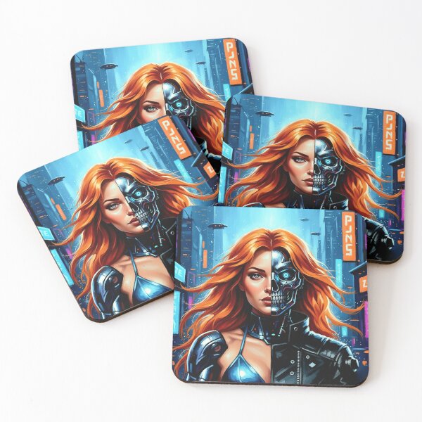 Item preview, Cybernetic Soul: Anatomical Cyberpunk Femme Fatale Art designed and sold by Art's Diner.