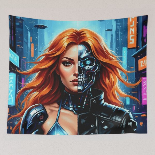 Item preview, Cybernetic Soul: Anatomical Cyberpunk Femme Fatale Art designed and sold by Art's Diner.