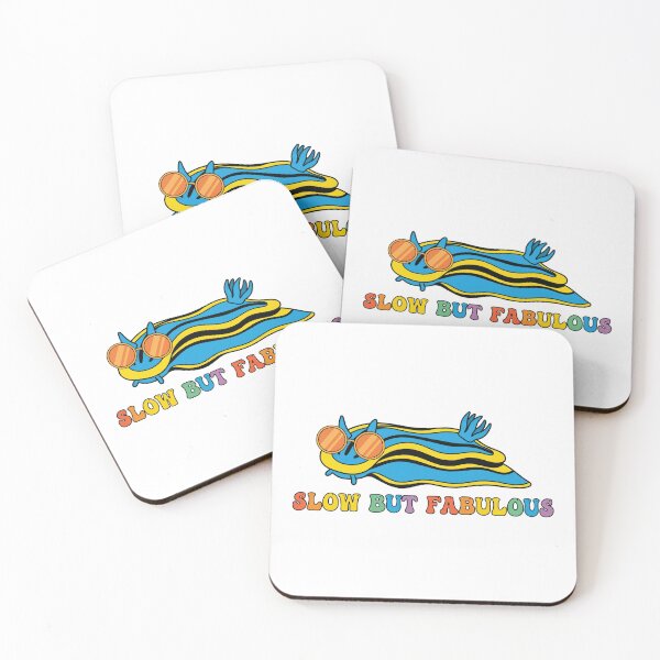 Item preview, Slow But Fabulous - Colorful Nudibranch Funny Sassy designed and sold by Petzzz.