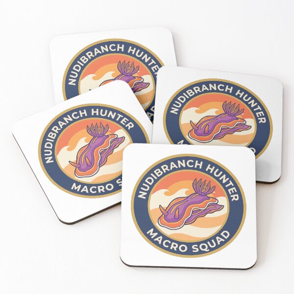 Item preview, Nudibranch Hunter - Macro Photography Scuba Diving Badge designed and sold by Petzzz.
