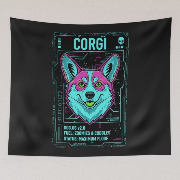 Item preview, Cybernetic Corgi HUD - Maximum Floof Edition  designed and sold by PrimeTime85.