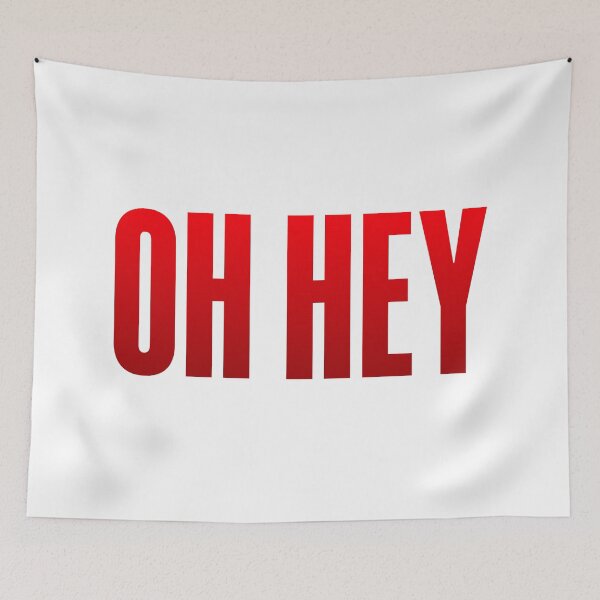 Item preview, Oh Hey, Greeting Red designed and sold by Memes N Lore .