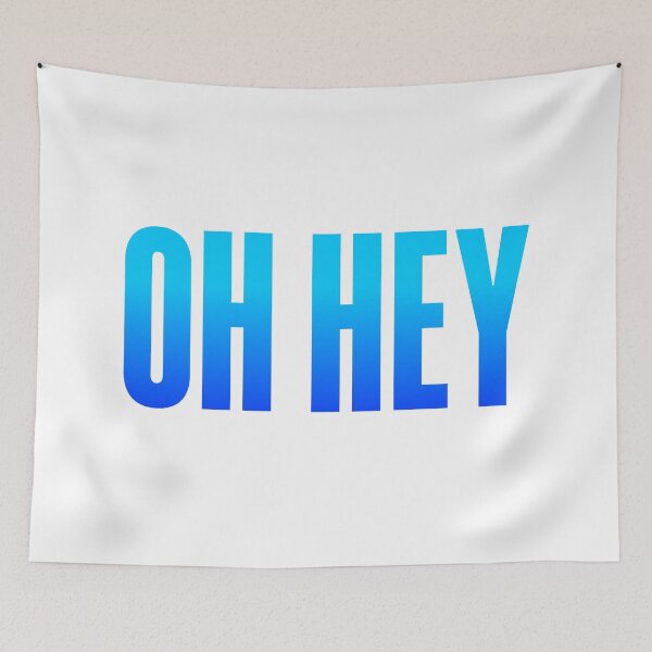 Item preview, Oh Hey, Greeting Blue designed and sold by Memes N Lore .