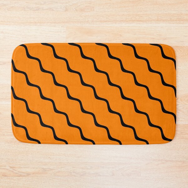Item preview, Black Orange Distorted Lines designed and sold by RASUNED.