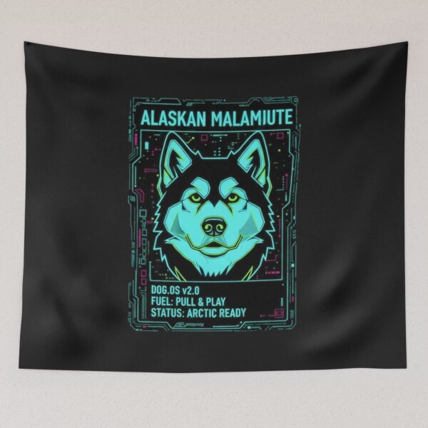 Item preview, Cybernetic Alaskan Malamute HUD - Arctic Tech Edition  designed and sold by PrimeTime85.