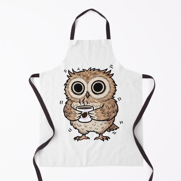 Item preview, Cute Coffee Owl Illustration – Cozy Morning Owl Art designed and sold by Senkov.