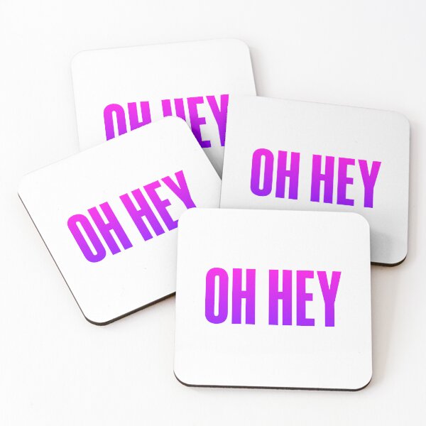 Item preview, Oh Hey, Greeting Pink designed and sold by Memes N Lore .