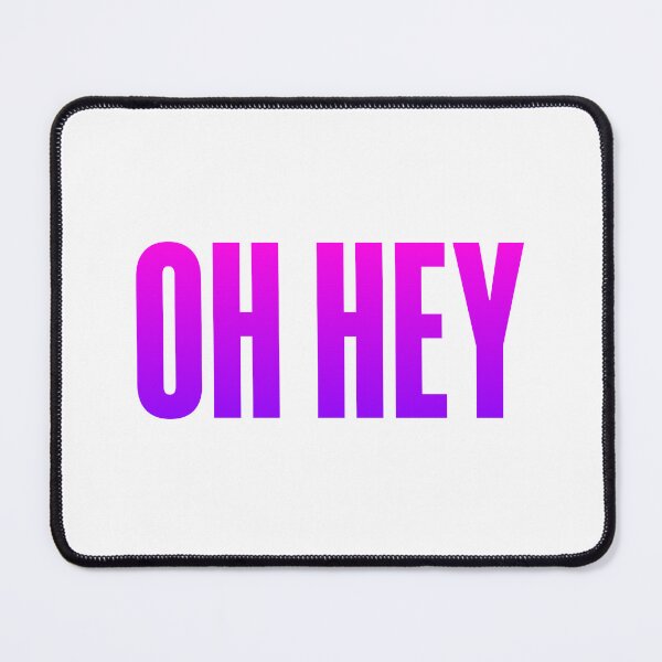 Item preview, Oh Hey, Greeting Pink designed and sold by Memes N Lore .