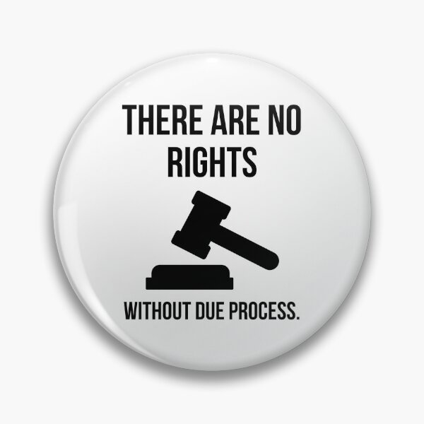 Item preview, There are no rights without due process.  designed and sold by Rachel the Artist .