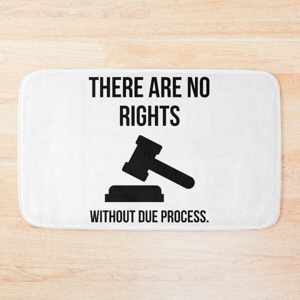 Item preview, There are no rights without due process.  designed and sold by Rachel the Artist .
