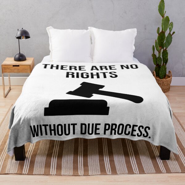 Item preview, There are no rights without due process.  designed and sold by Rachel the Artist .