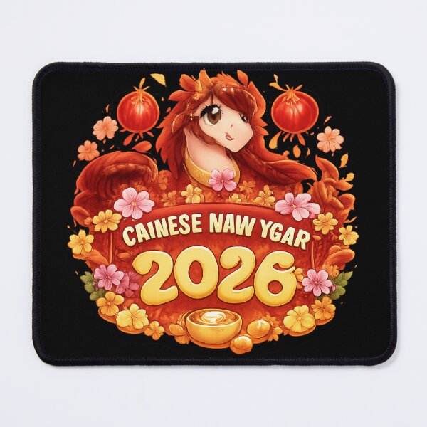 Item preview, Happy Chinese New Year 2026 The Majestic Year of the Horses year of the fire horse designed and sold by zuzzelek44.