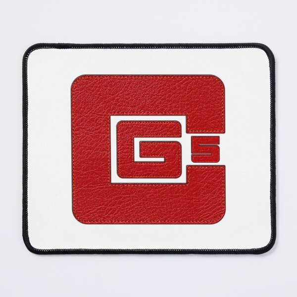 Item preview, cg5 stitched red leather textured logo designed and sold by ramwebroom.