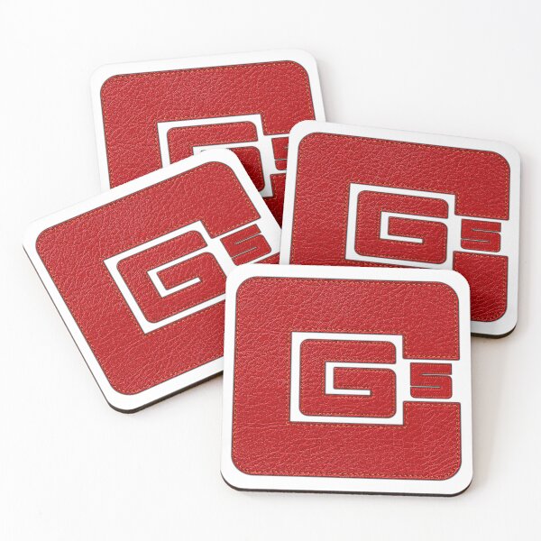 Item preview, cg5 stitched red leather  textured logo designed and sold by ramwebroom.